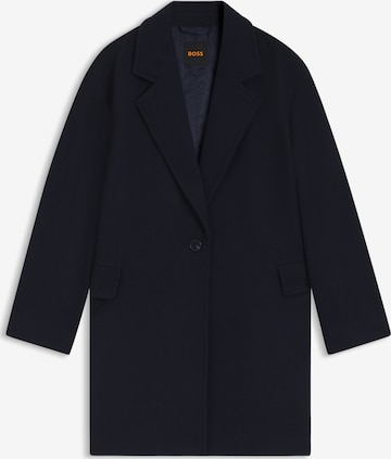 BOSS Orange Between-Seasons Coat 'Calesara2' in Blue: front
