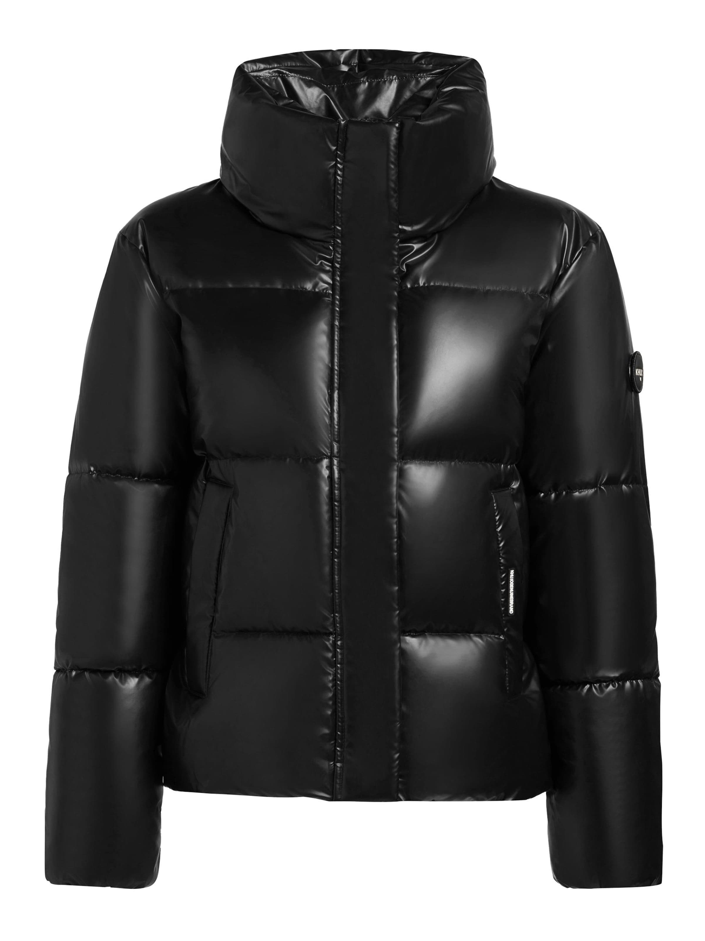khujo Winterjacke 'Rinja2 Shiny' in schwarz, Produktansicht