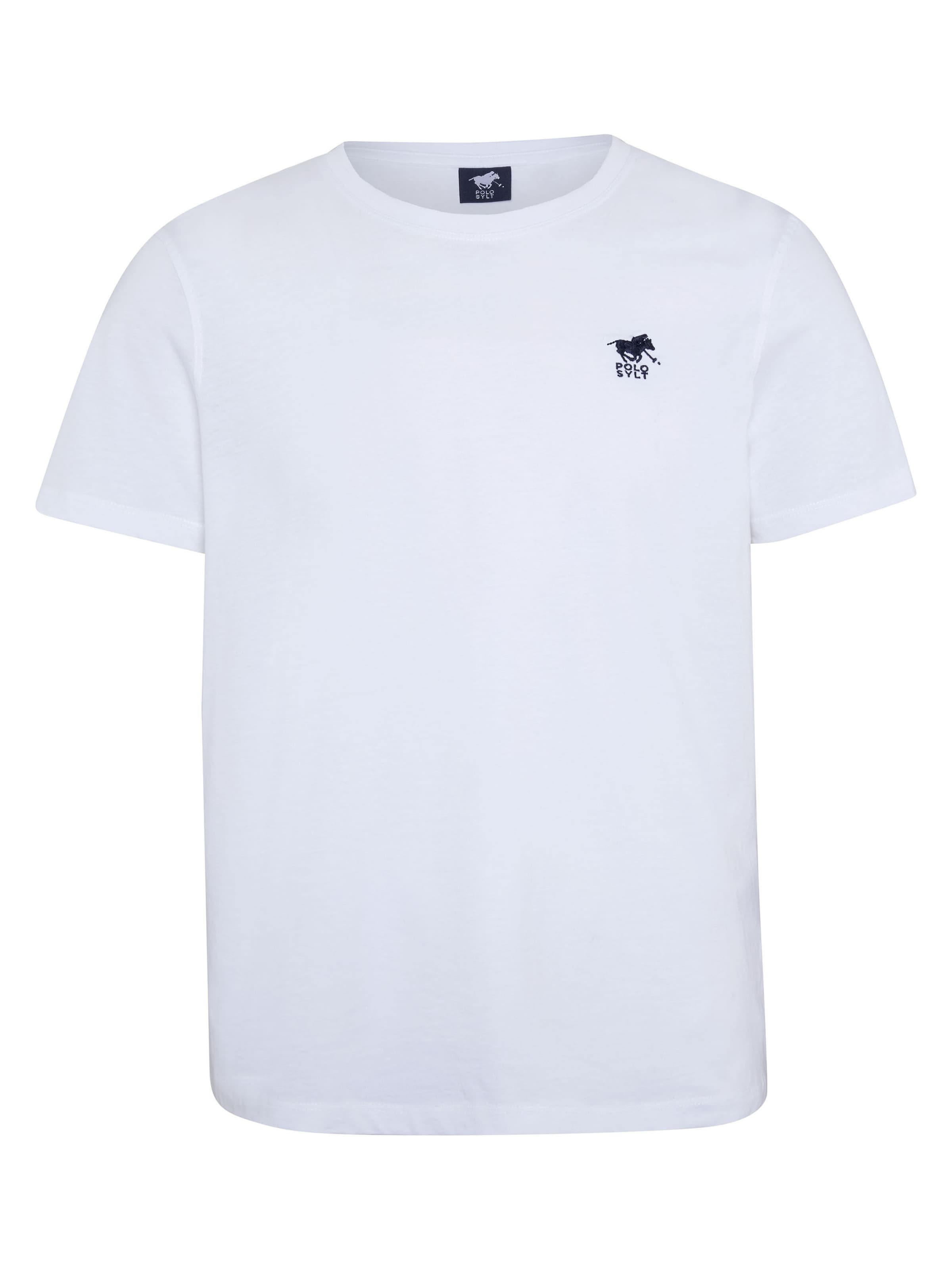 Polo Sylt Shirt in White: front