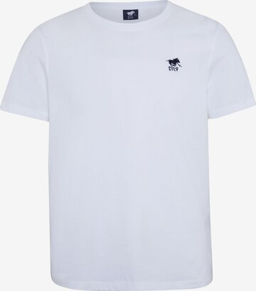 Polo Sylt Shirt in White: front