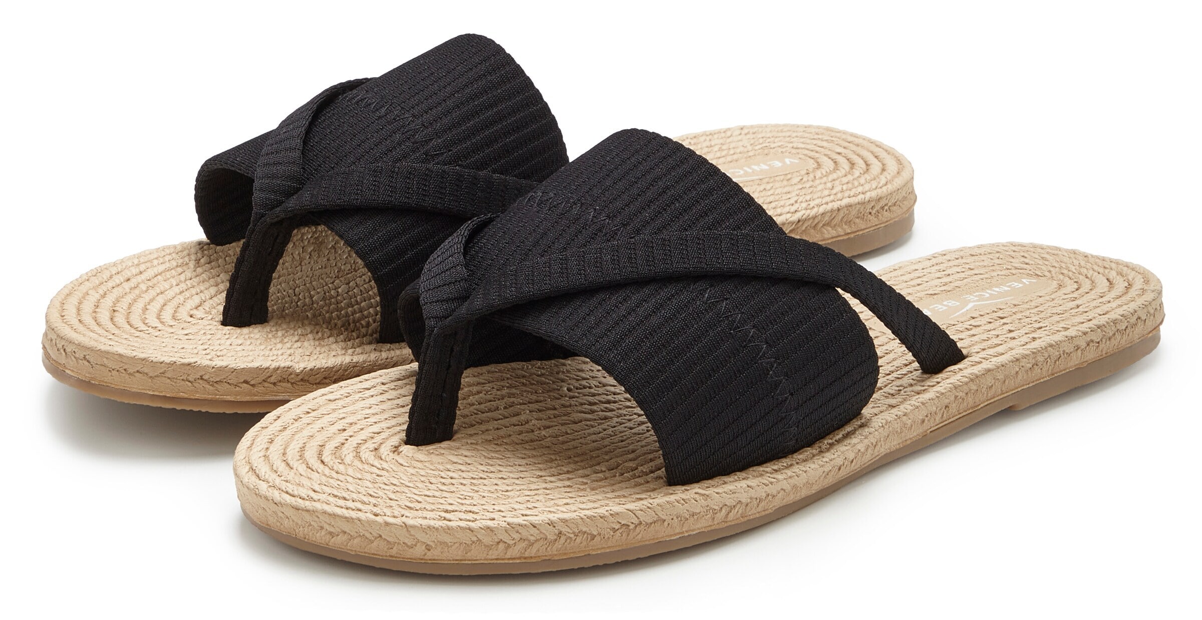 Flip-flops de la VENICE BEACH pe negru