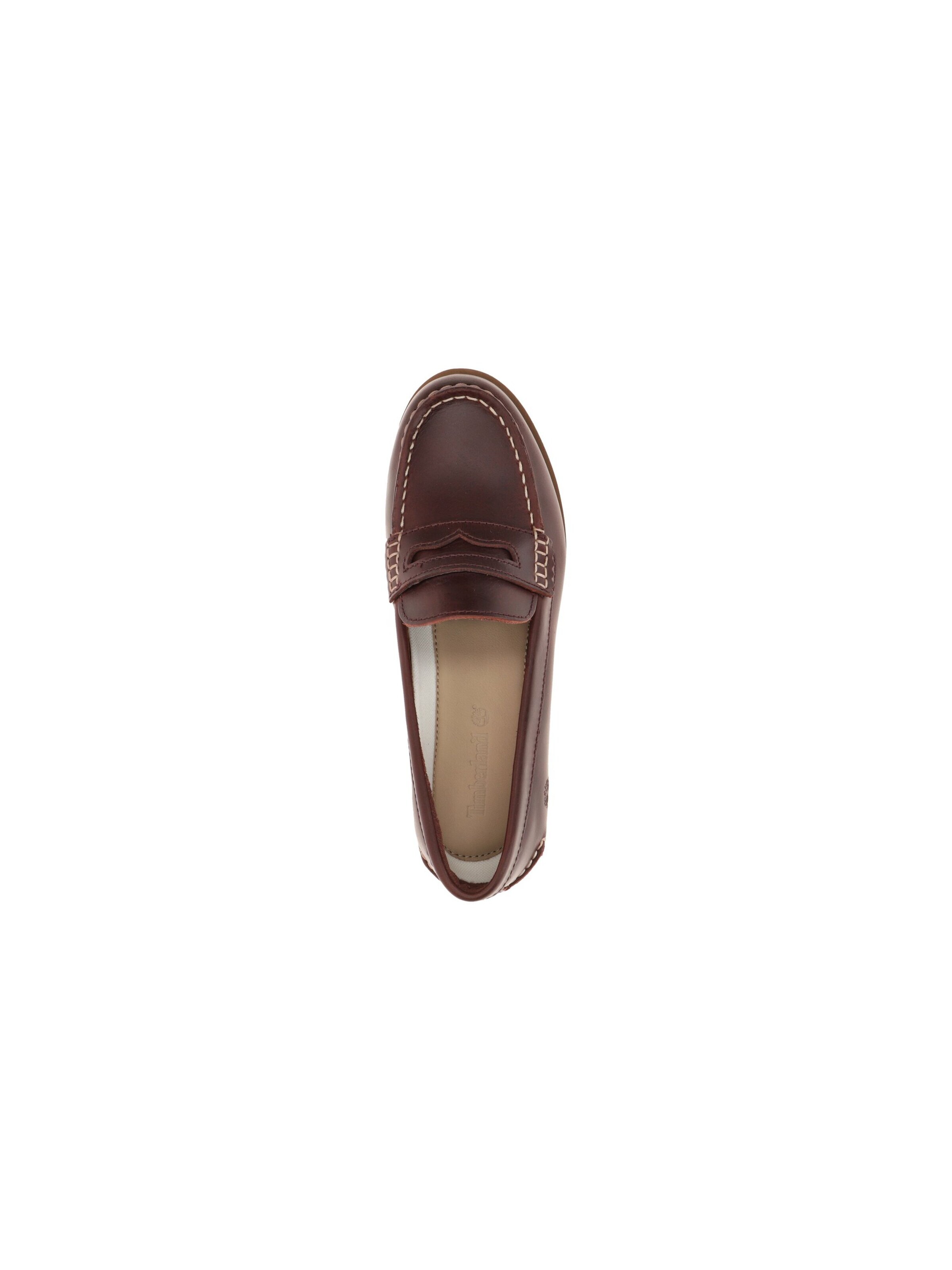 TIMBERLAND Classic Flats 'Timberland Classic Boat Slipper rot burgundy Damen Loafer 0A5MXN' in Red