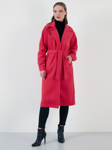 LELA Between-Seasons Coat in Pink