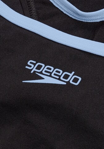 SPEEDO Bustier Bikini in Schwarz