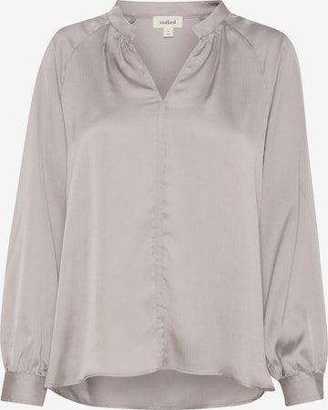 SOAKED IN LUXURY Bluse 'Ioana' i grå: forside