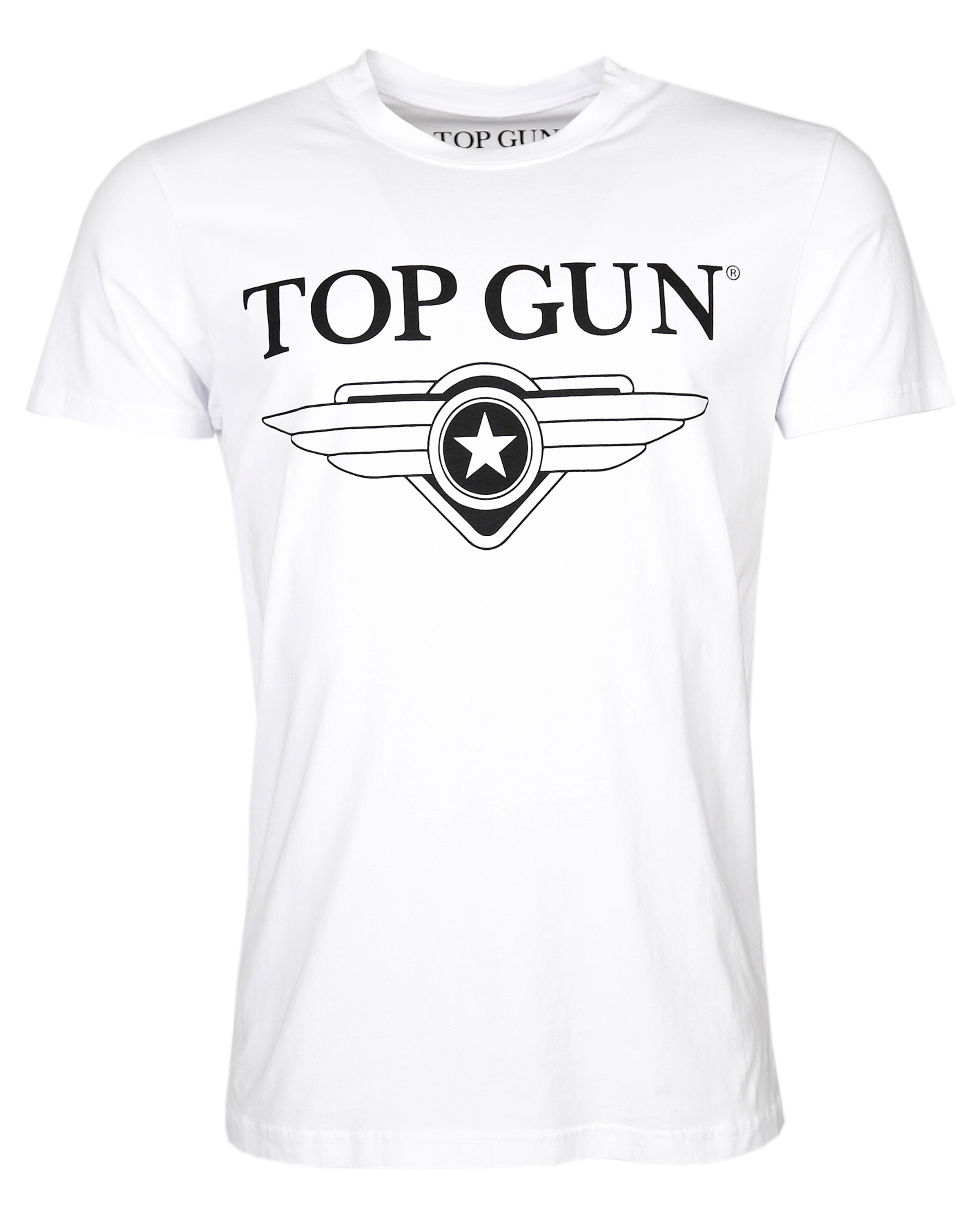 TOP GUN Shirt in White: front
