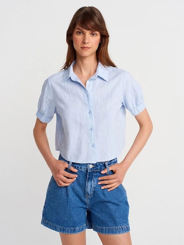 Maglietta di Dilvin in blu: frontale