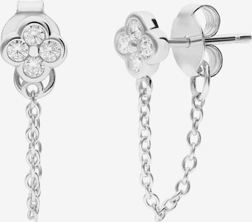 Lucardi Oorbellen 'Klassisch' in Zilver: voorkant