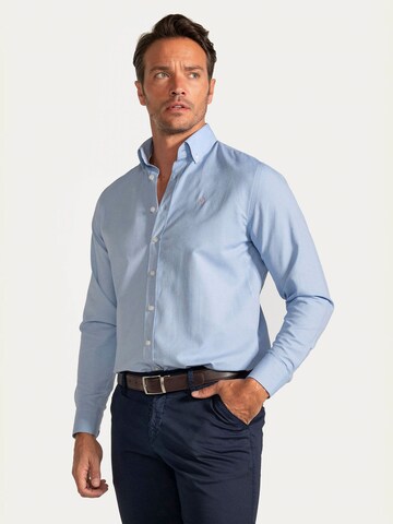 Williot Regular fit Button Up Shirt 'Oxford' in Blue