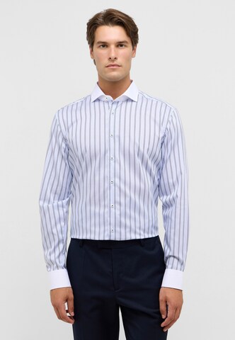 ETERNA Slim fit Business shirt in Blue: front