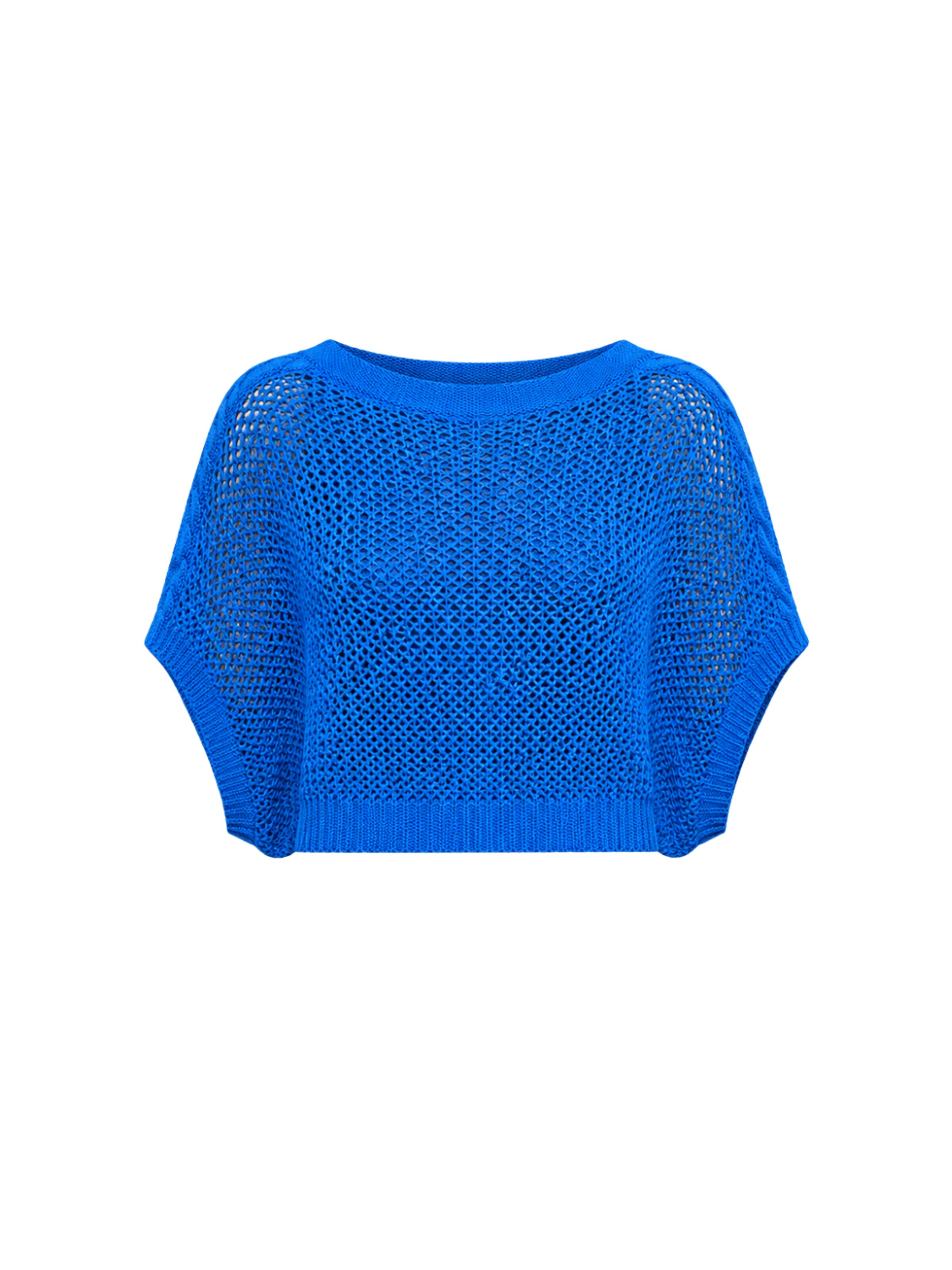 Süel knitwear Knitted top 'Birthday' in Blue: front
