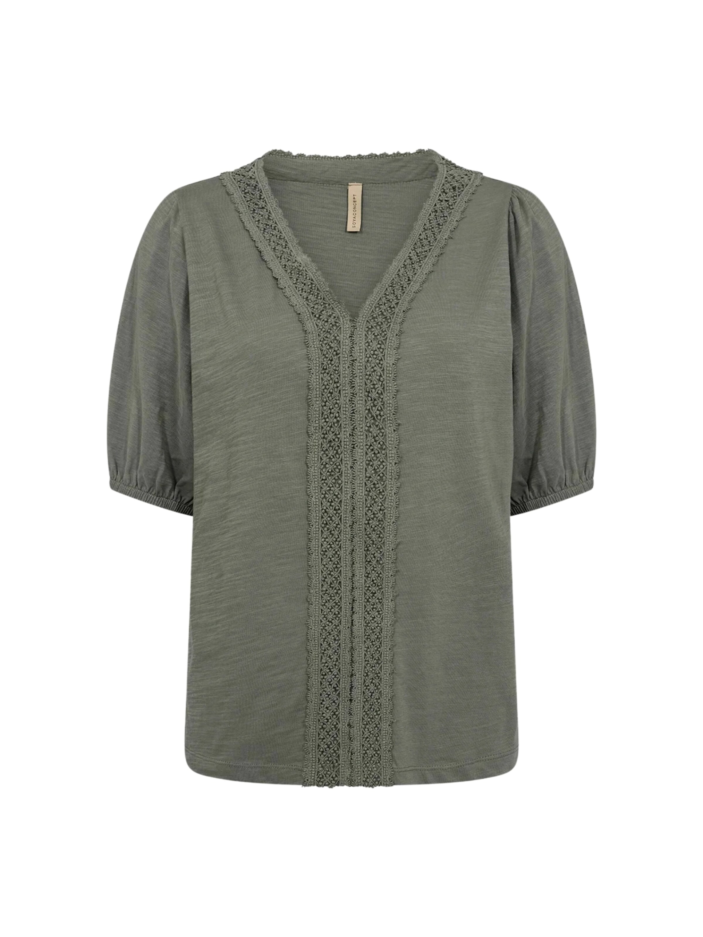 Soyaconcept Bluse 'BABETTE' in Grün: Vorderseite