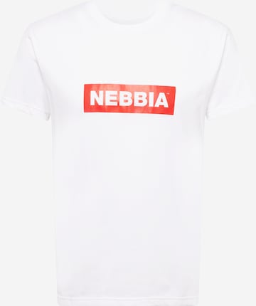 T-Shirt fonctionnel NEBBIA en blanc : devant
