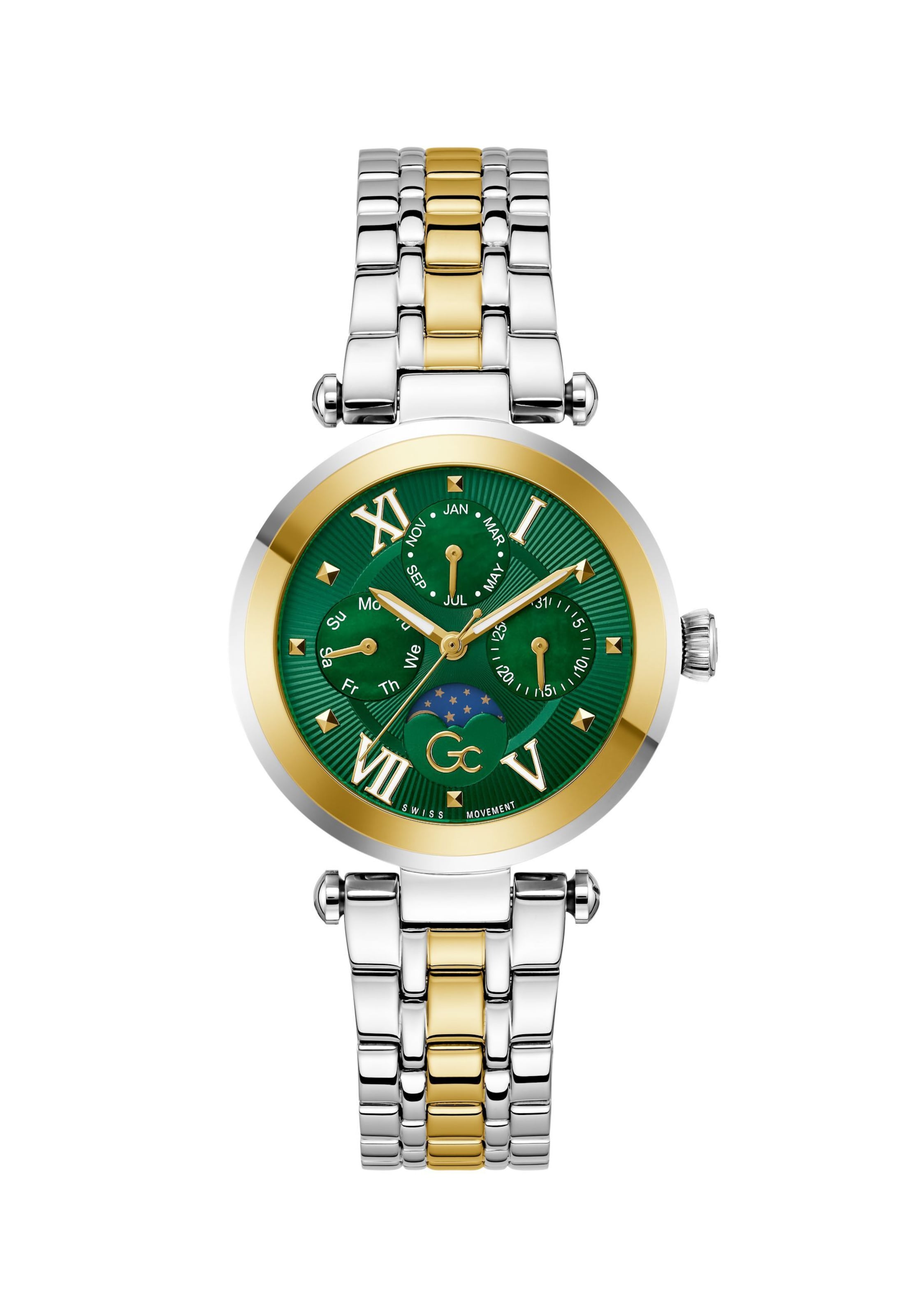 Gc Analogt ur 'TopChic' i sølv: forside