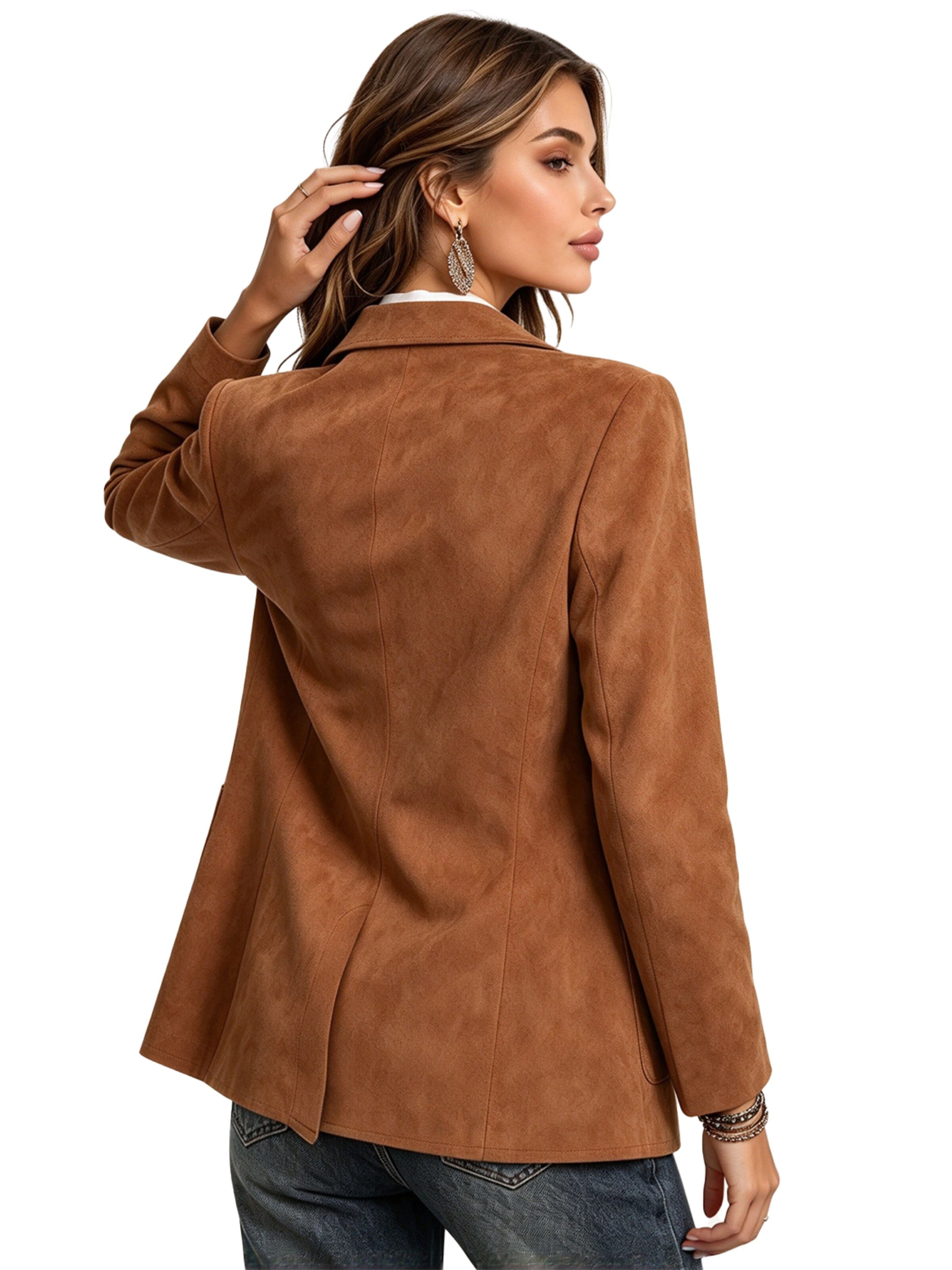 KoJooin Blazer in Brown