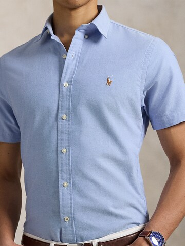 mėlyna Polo Ralph Lauren Priglundantis modelis Marškiniai