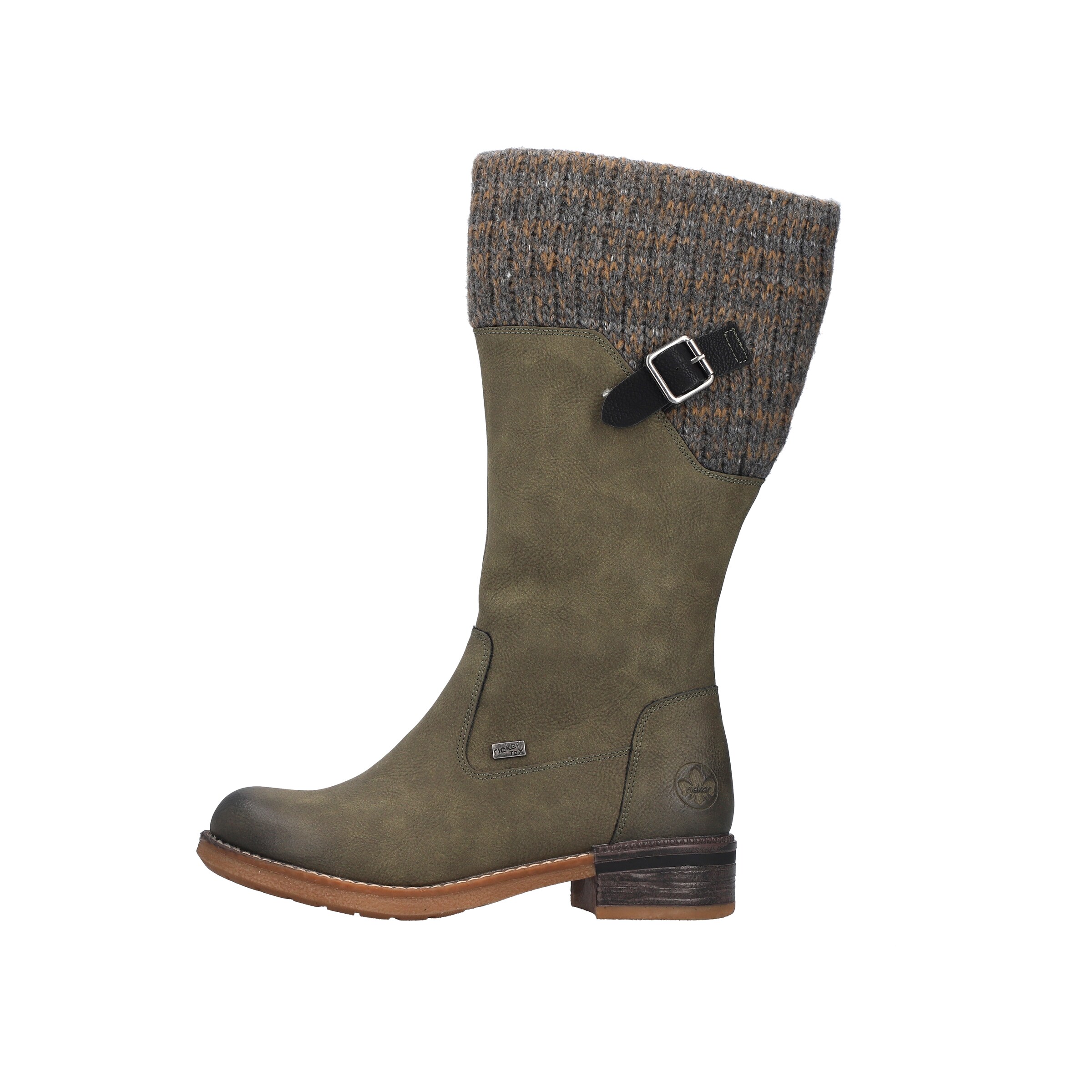 Bottes Rieker en vert
