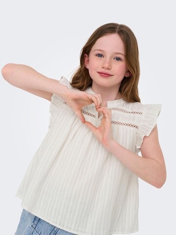 Haut 'KOGCamille' ONLY GIRLS en blanc