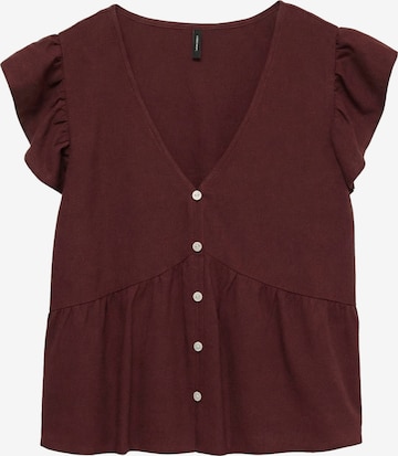 Chemisier 'VMMYMILO' VERO MODA en rouge : devant