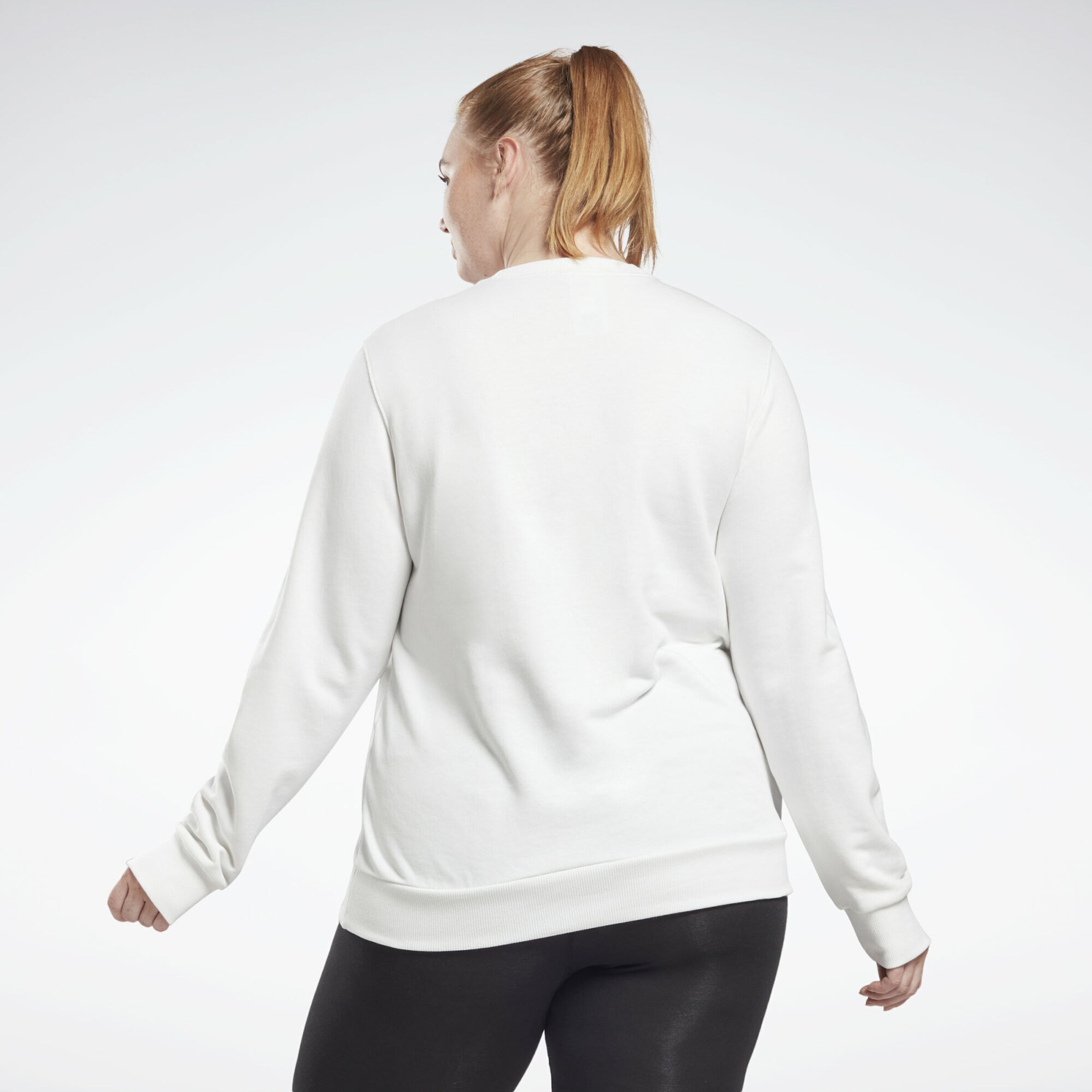 Frauen Sportarten Reebok Sport Sweatshirt in Weiß - DP77105 Frauen Sportarten Reebok Sport Sweatshirt in Weiß - DP77105