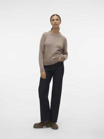 VERO MODA Trui 'VMFiluca' in Bruin