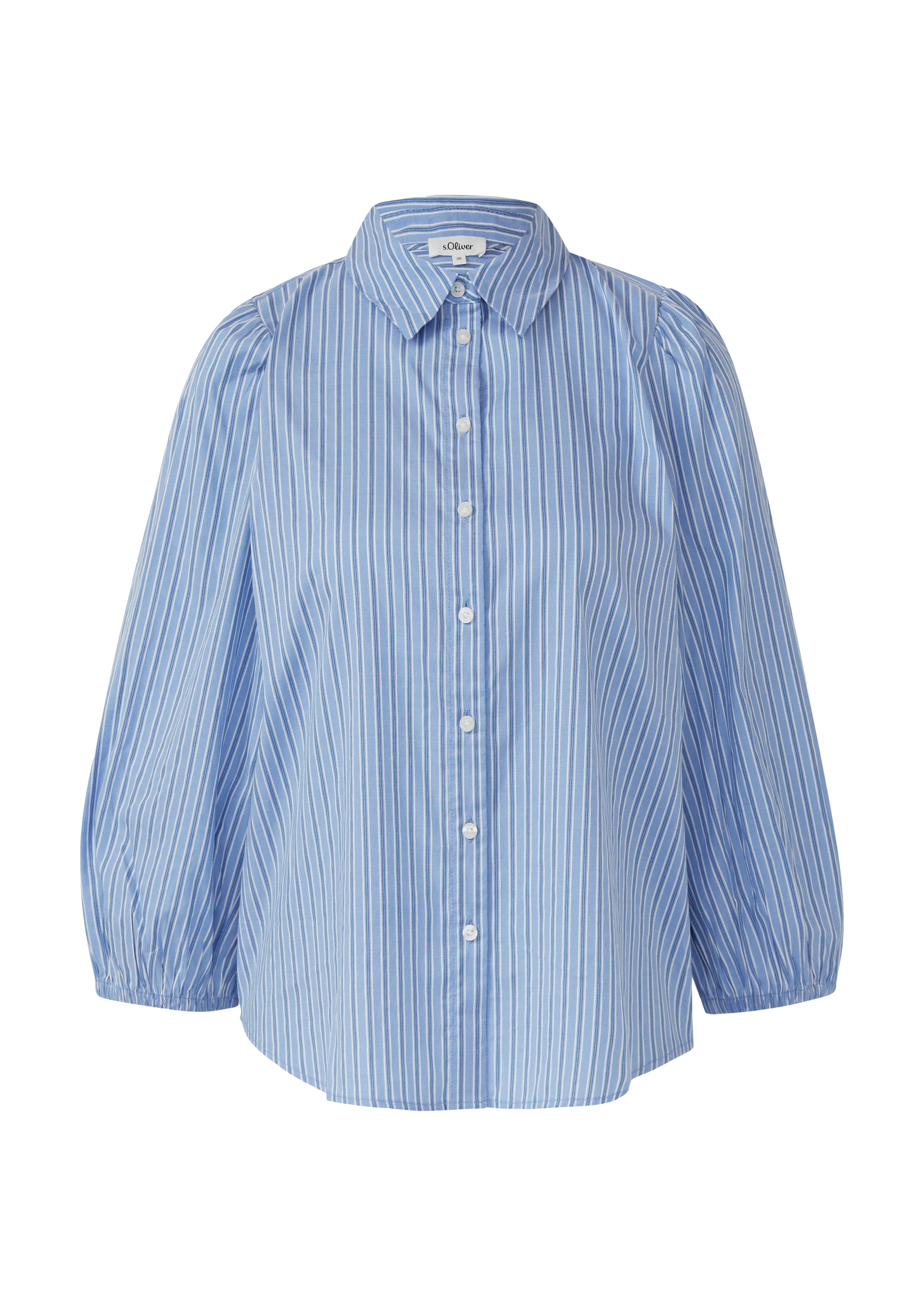 s.Oliver Blouse in Blauw: voorkant