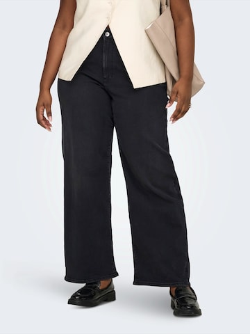 ONLY Carmakoma - Loosefit Vaquero 'CARMADISON' en negro: frente
