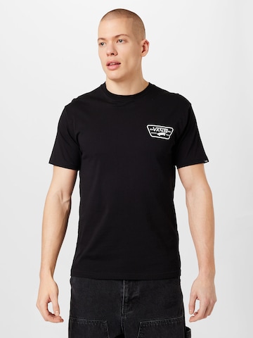 T-Shirt VANS en noir : devant