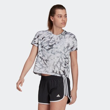 T-shirt fonctionnel ADIDAS SPORTSWEAR en gris : devant