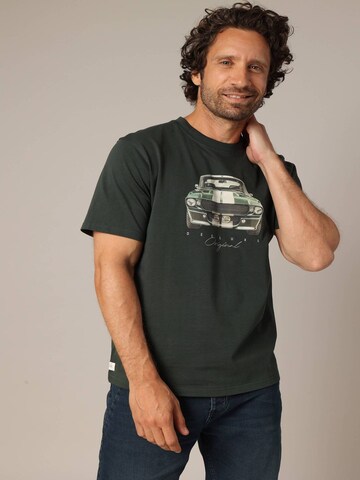 Deeluxe Shirt ' FASTCAR ' in Blauw: voorkant