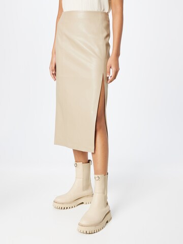 ONLY Rok 'HANNA' in Beige: voorkant