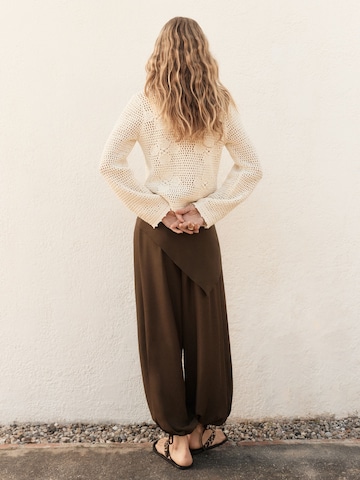 Wide leg Pantaloni di Bhoem in verde