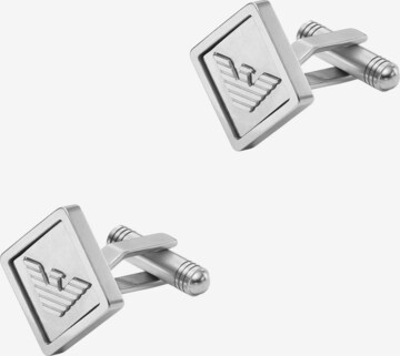 Emporio Armani Cufflinks in Silver: front