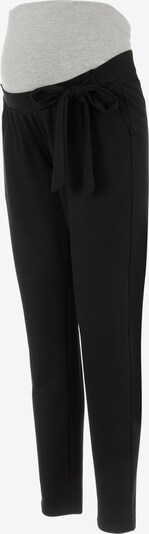 MAMALICIOUS Παντελόνι 'Masmini' σε γκρι μελανζέ / μαύρο, Άποψη προϊόντος