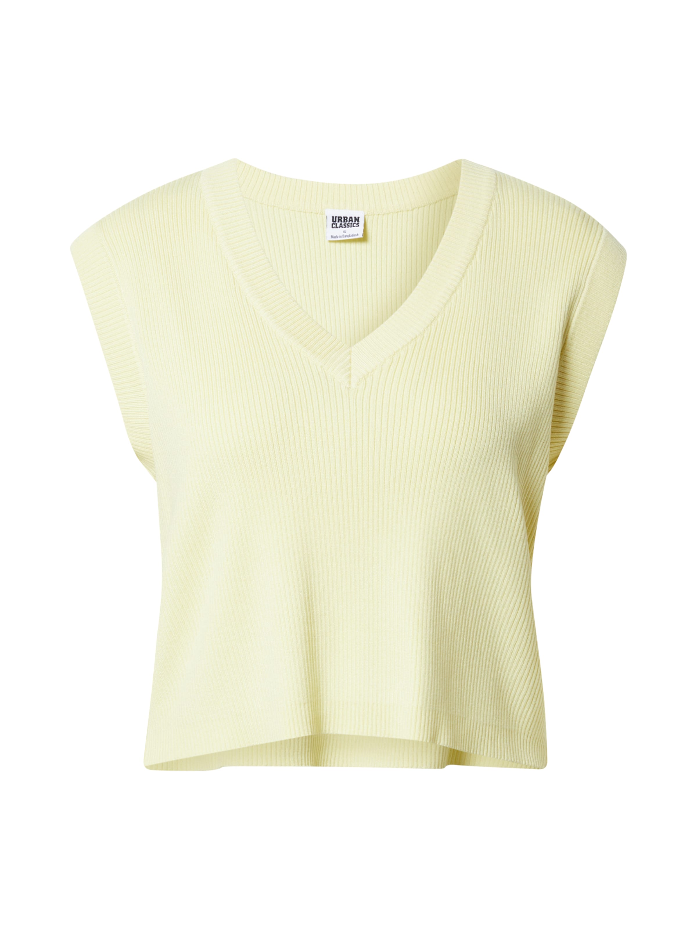 Urban Classics - Top de punto en amarillo: frente