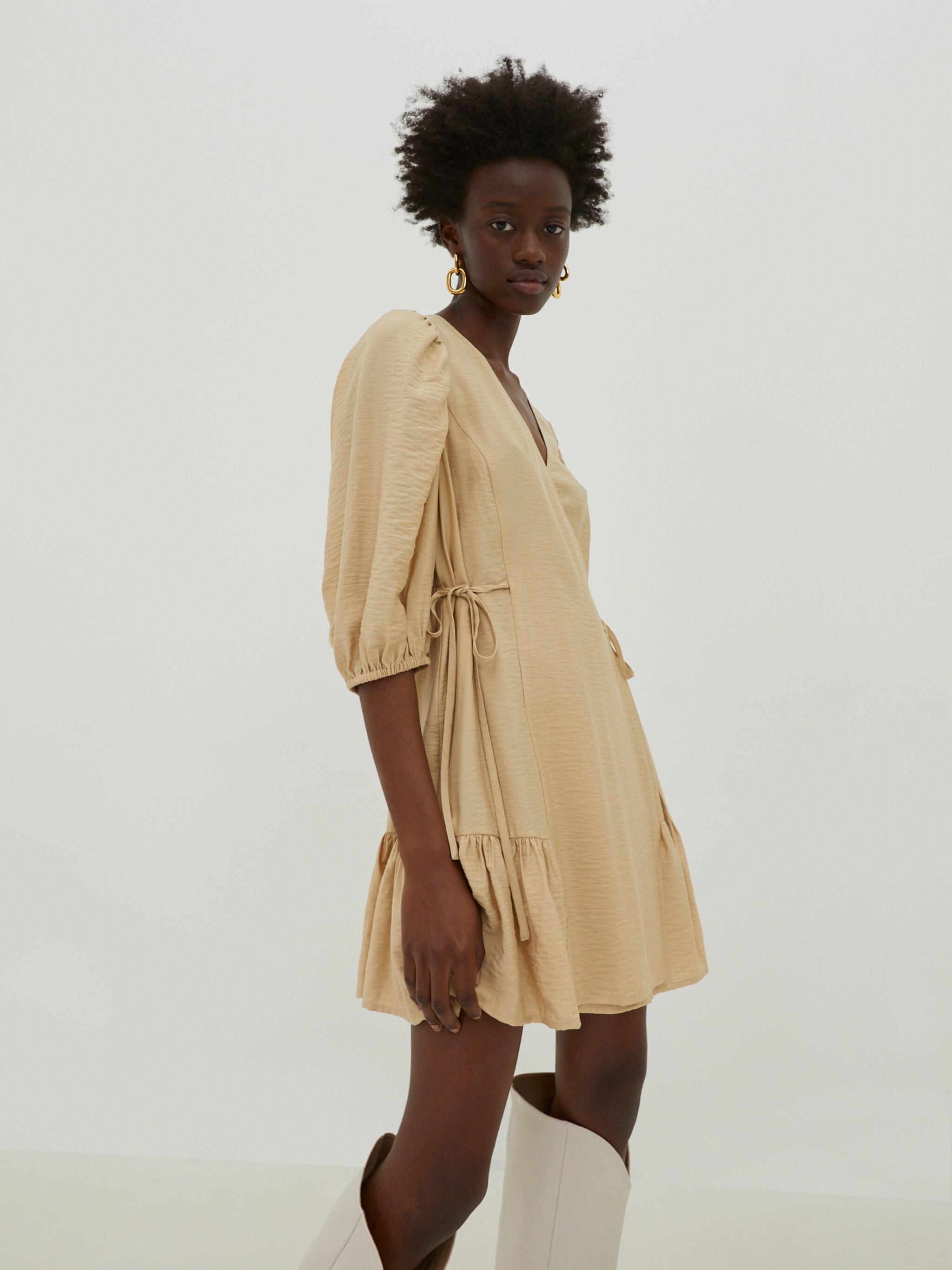 EDITED Produkte Kleid 'Gemma' beige