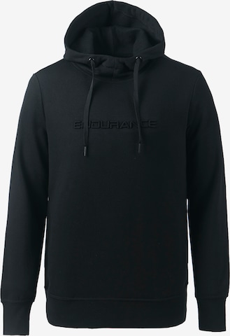 ENDURANCE Sportief sweatshirt 'Colen' in Zwart: voorkant