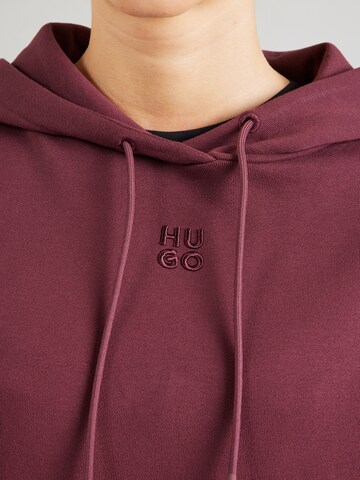 HUGO Sweatshirt 'Delfinia' in Purple