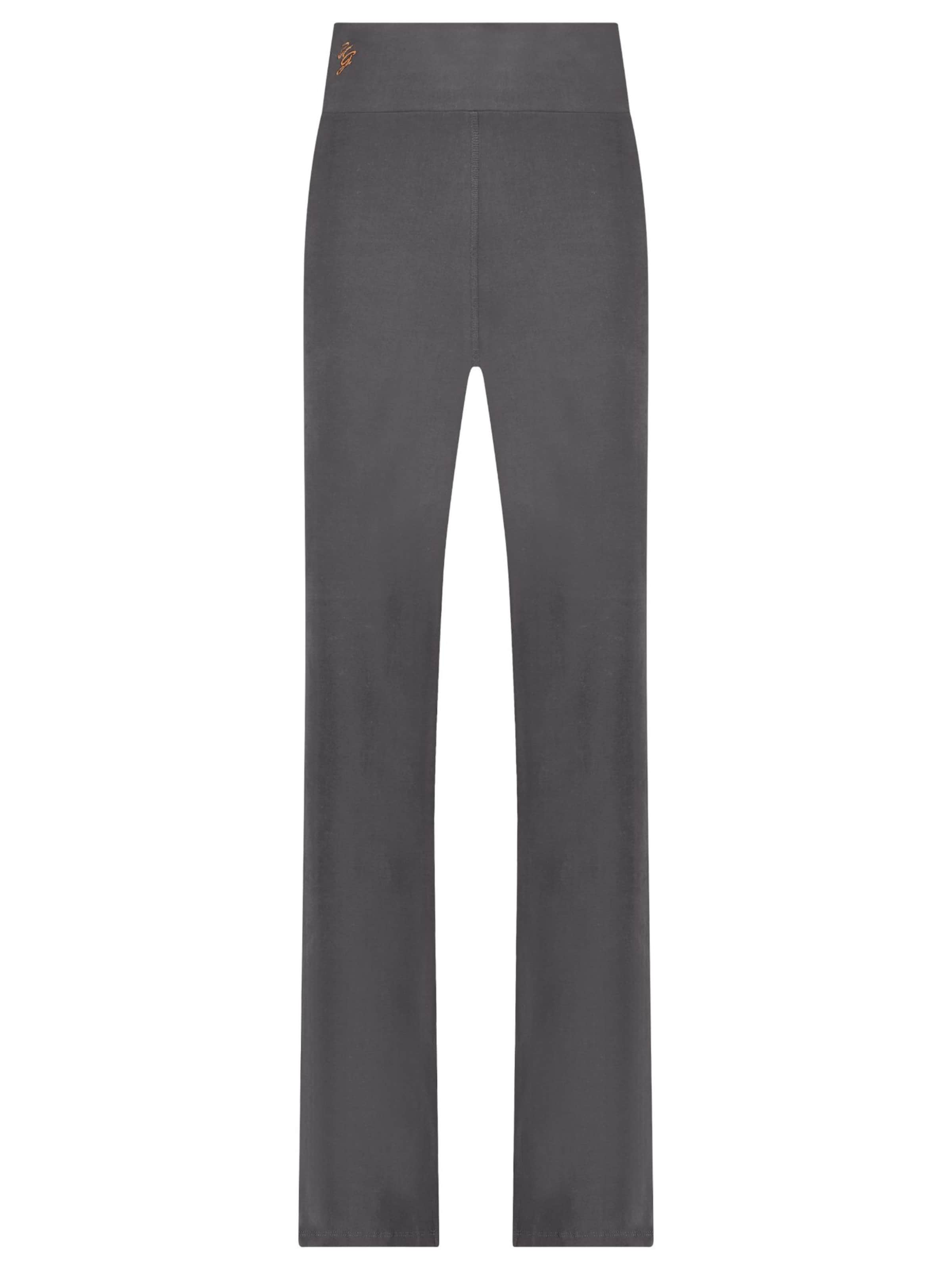 Urban Goddess Yoga & Activewear Wide Leg Sporthose 'Agni' in Grau: Vorderseite