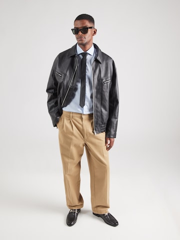 Michael Kors Slim Fit Hemd in Blau