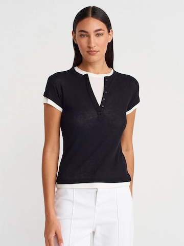Dilvin Shirt in Zwart: voorkant