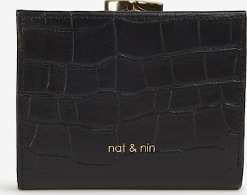 Nat&Nin Kukkaro 'JADA' värissä musta: etupuoli