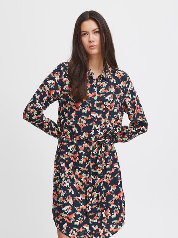 ICHI Shirt Dress 'VERA' in Blue: front