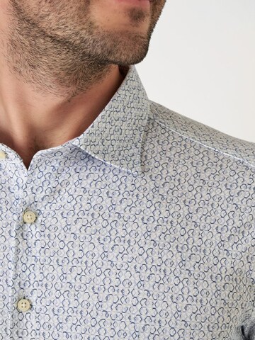 DESOTO Slim fit Overhemd in Blauw