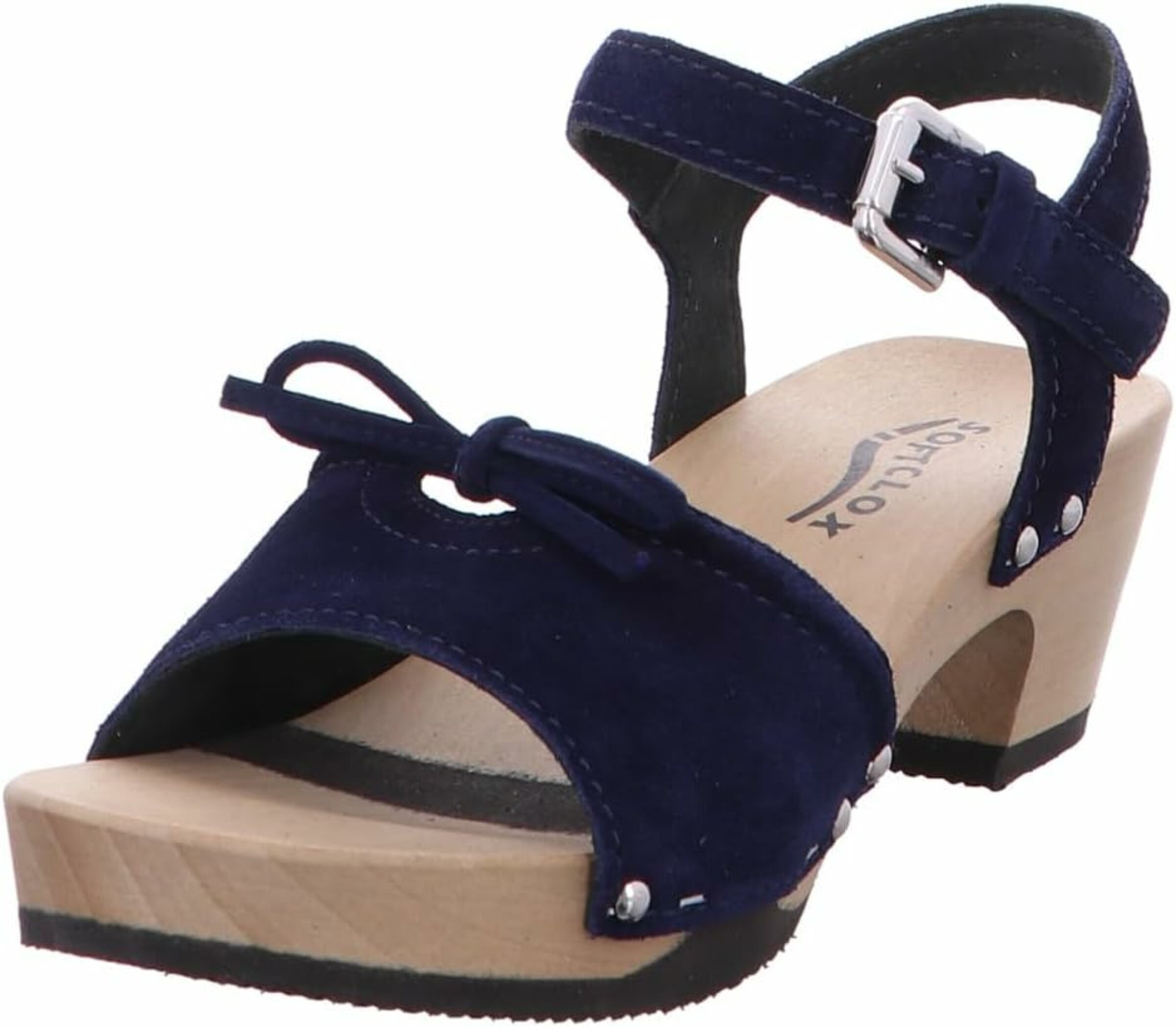 SOFTCLOX Sandalen met riem in Blauw: voorkant