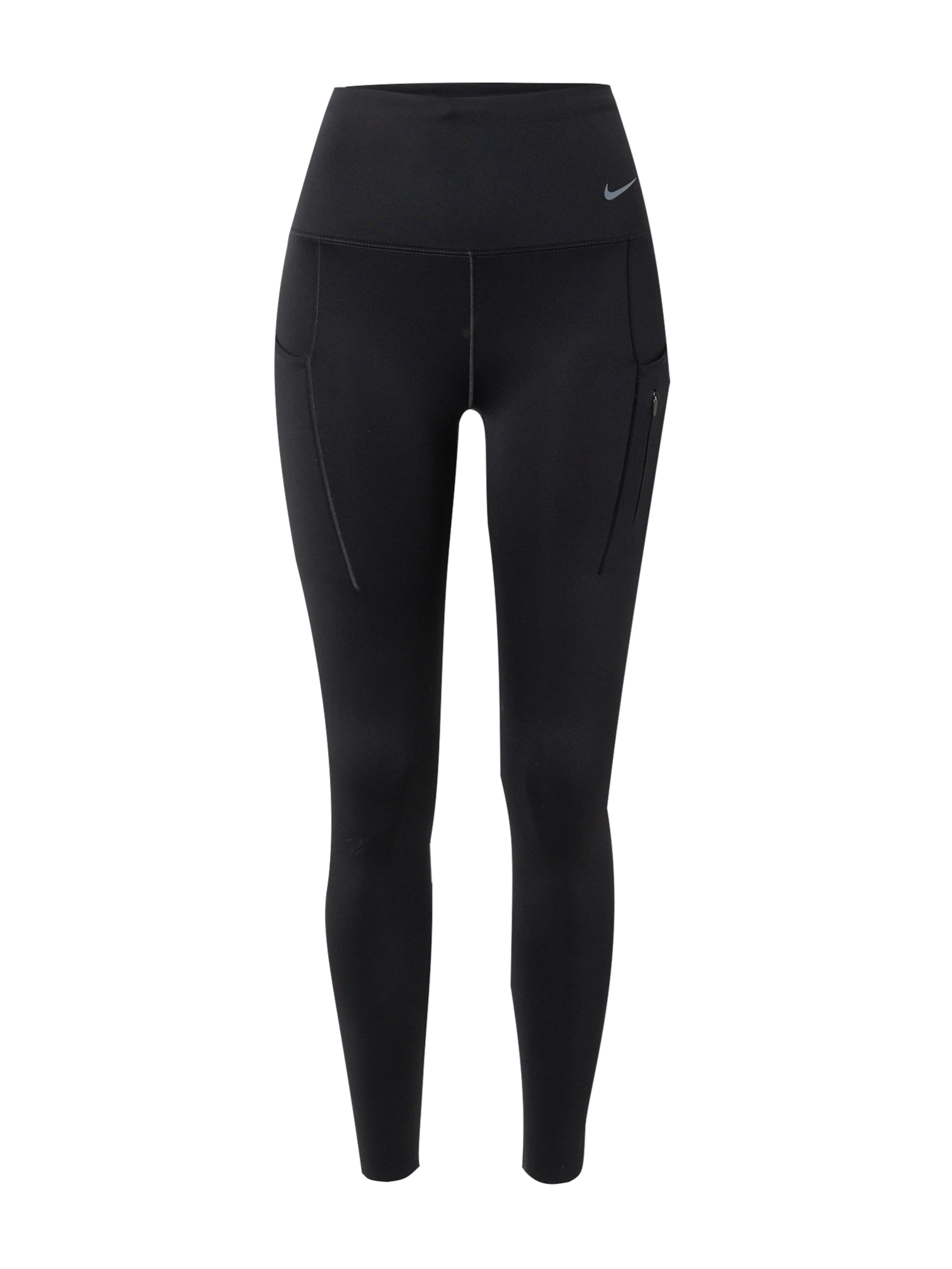 NIKE Спортивные штаны в Черный: спереди