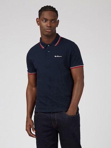 T-Shirt Ben Sherman en bleu : devant