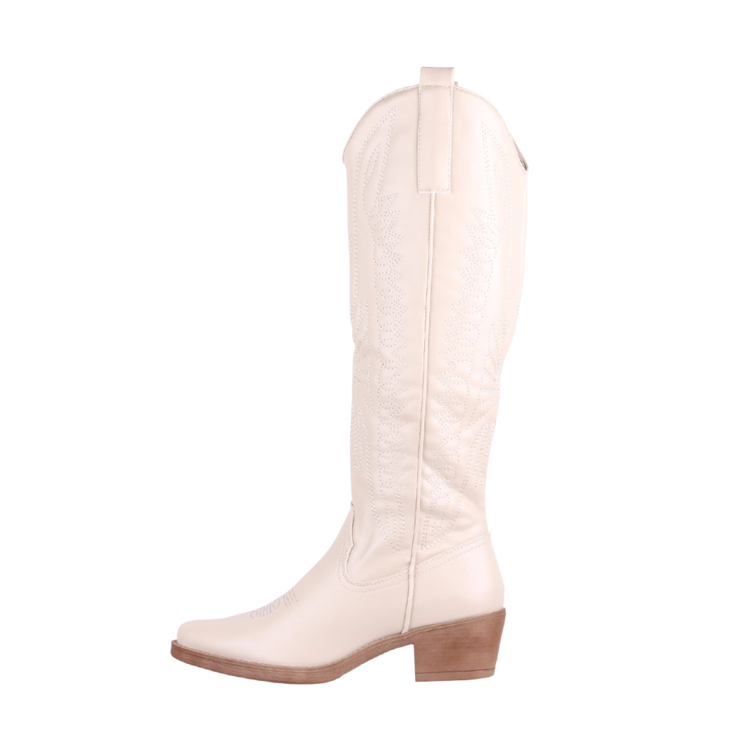 Elara Comwboystøvler i beige