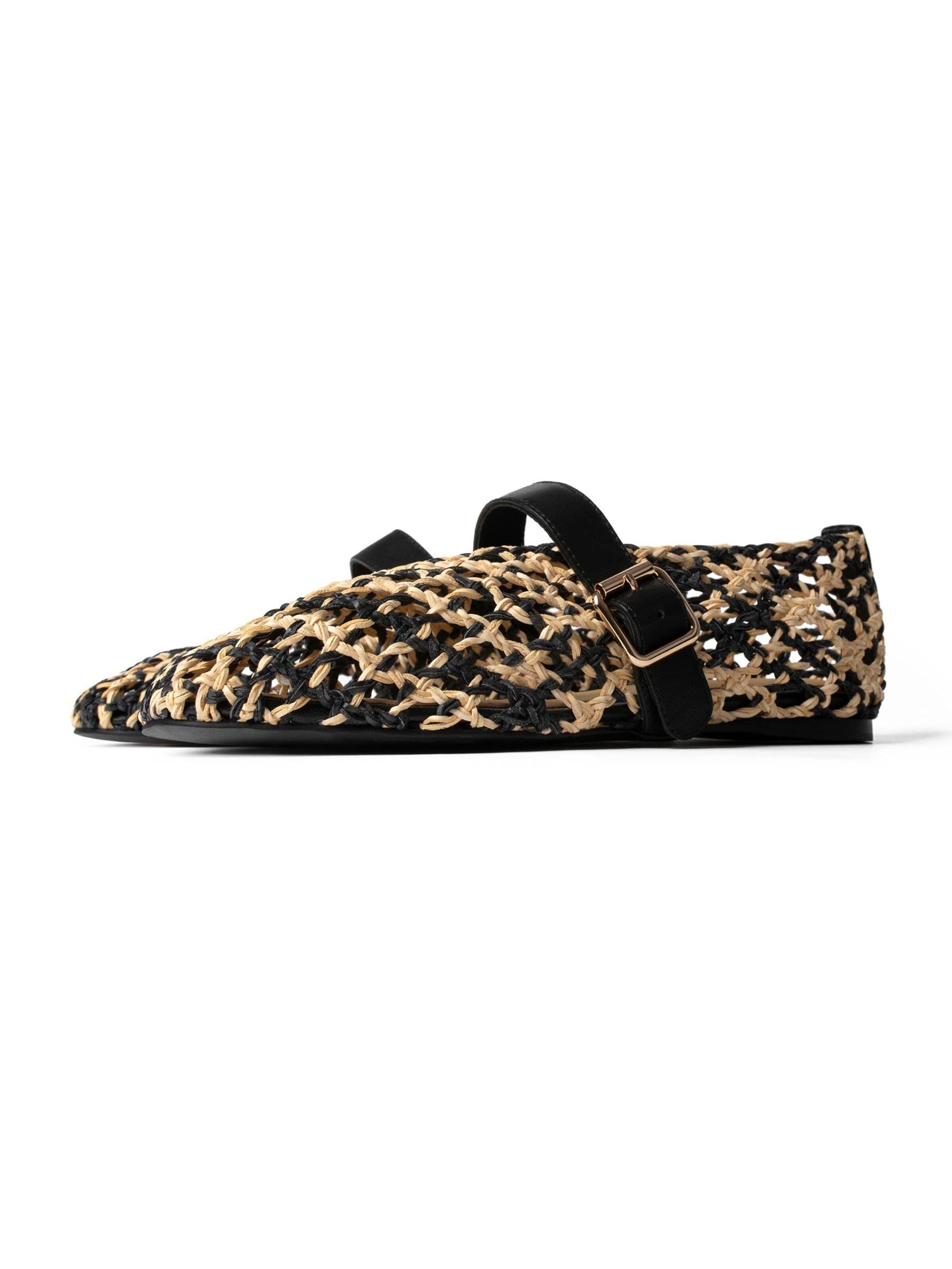 L37 HANDMADE SHOES - Sabrina com tiras 'FOREVER ON A SUNDAY' em amarelo: frente