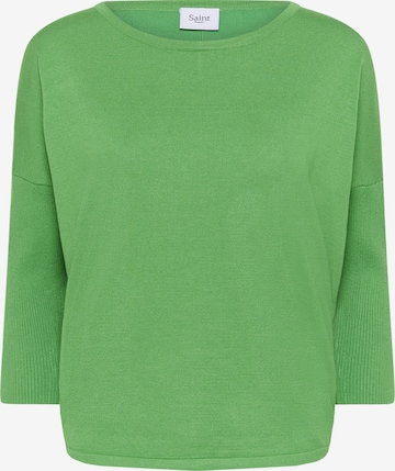 Pullover 'MilaSZ' di SAINT TROPEZ in verde: frontale